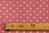Etoiles brillantes argentées sur fond rose - Coton et lin - 6 metros