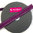 Echino webbing tape 25mm - purple - 10m roll