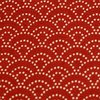 Seikaha - en rouge - coton