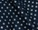 Glitter Silver Stars on navy blue : 6m bolt