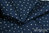 Pequeños lunares colorido sobre azul oscuro - Algodón de Kokka - 6 m