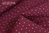 Petits pois colorés sur fond bordeaux - Coton par Kokka - 6 m