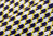 Staples - silky cotton fabric in yellow and navy blue - by Kokka - 6m
