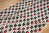 Yagasuri - noir et rouge - Coton - 6m