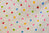Multicolour dots on natural - Sevenberry 6m
