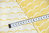 Guirnaldas - Amarillo - Doble algodón dobby de hilo teñido de Kokka - 8m