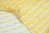 Garlands - Yellow - Double cotton yard dyed dobby by Kokka 8m