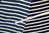 Rayas azul oscuro - Tela de punto de hilo de algodón teñido de Kokka - 6m