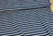 Rayas azules - Tela de punto de hilo de algodón teñido de Kokka - 6m
