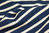 Rayas azules - Tela de punto de hilo de algodón teñido de Kokka - 6m