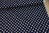 Big natural dots on navy blue - Cotton & Linen - 6m