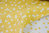 Dots - yellow - Double cotton yard dyed dobby by Kokka - 6m