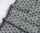 Samber - dark grey on grey - Jersey Cotton by Echino - 8m