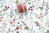 Douces fleurs des champs en blanc - Coton bio par Kokka - 6 ou 12m