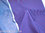 Rayures bleu vif et fuchsia - Coton par Kokka - 6 ou 12m