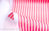 Rayures rose et beige clair - Coton par Kokka - 6 ou 12m
