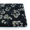 Fennel on black- Cotton and linen by Kokka - 10m