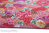Seigaiha coloré et fleurs - Rose - Coton - 10m