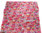 Seigaiha y flores coloridas - Rosa - Algodón - 10m