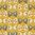 Papillons en jaune moutarde de Loise @ peper & cloth pour Dashwood Studio - Velours côtelé - 10m