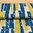 Tansan - Blue/Yellow by Echino - Cotton and linen canvas - 9 m