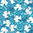 Birds and flowers (Metallic) - Starlit Hollow Blue by Sian Summerhayes for Dashwood Studio - 10m