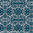 Motifs de fleurs en bleu foncé (métalisé) - Starlit Hollow Rouge de Sian Summerhayes - 10m